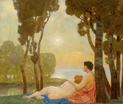 Full Moon Night by Eduard Kasparides